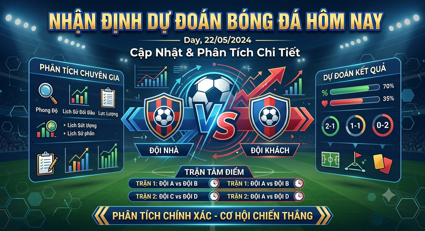 nhận định dự đoán bóng đá hôm nay